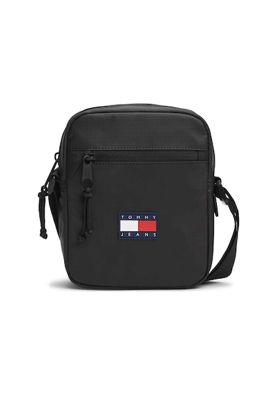 Tommy Hilfiger Erkek Marka Logolu Günlük Kullanıma Uygun Siyah Omuz Çantası Am0am13881 Bds-12894 Siyah