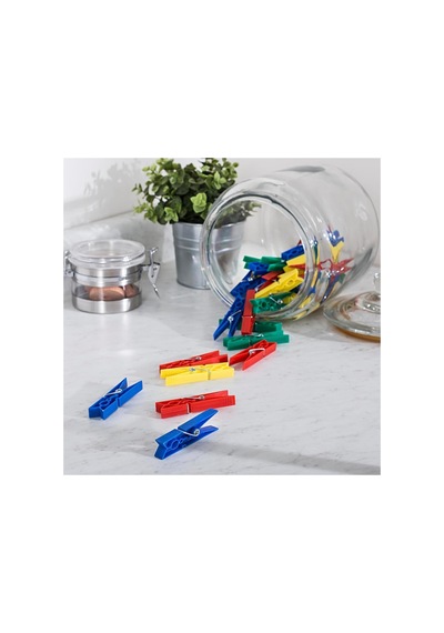 36 Adet Plastik Mandal, Çamaşır Asma Mandalı, İz Bırakmaz, Ekstra Dayanıklı - 673091408 Diğer