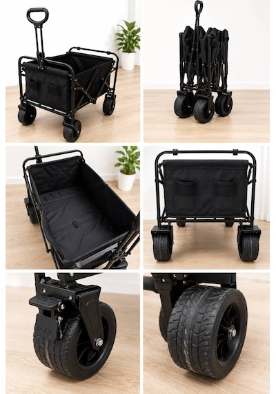 Way Home Katlanabilir Taşıma Arabası Masalı Rzn029 Kamp / Plaj / Bahçe / Pazar /evcil Hayvan