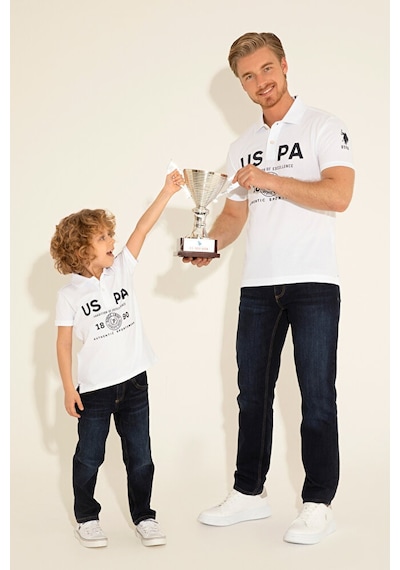 U.S. Polo Assn. Erkek Çocuk Polo Yaka Tişört 50281550-vr013 142343