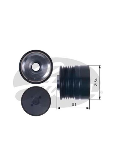 GATES OAP7118 ALTERNATÖR KASNAĞI PUNTO EVO GRANDE PUNTO 1.3D MJET