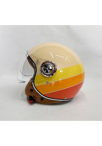 Nero Tk-06 Şefaf Vizörlü Yarım Açık Kask Parlak T3
