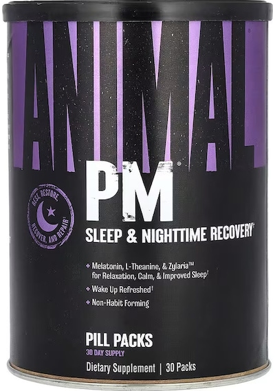 Universal Animal Pm 30 Packs - Sleep + Repair Recovery + Valerian