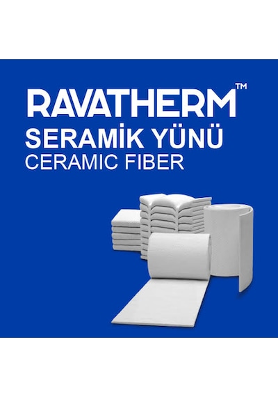 Seramik Yünü Battaniye 14400 X 610 X 13mm - 1 Metre Gönderilir