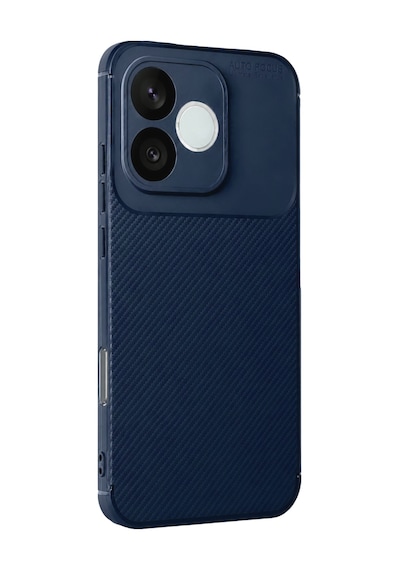 Apsuwa Honor 600 Lite Kılıf Negro Karbon Desen Silikon Lacivert
