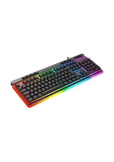 K1 360 Özelleştirilebilir Rgb & Yazılımlı Full Membran 104+7 Tuşlu Ekstra Multimedya/rollover Ses Kontrol Mekanizmalı Gaming Klavye