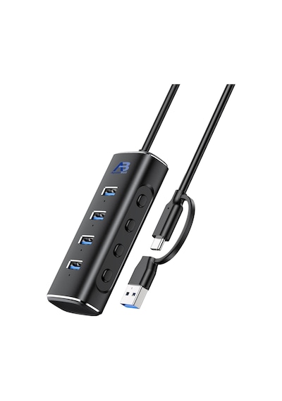 Uhp03-017 Apollobell 4-in-1 Usb-a-hub