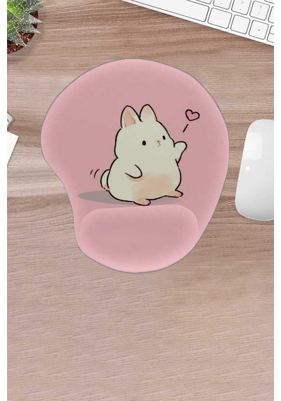 Damla, Bilek Destekli, Konforlu Mousepad, Baskılı Karikatür Desenli Mousepad Laptop