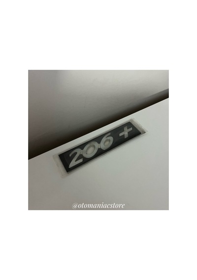 Peugeot 206+ Krom Bagaj Yazısı