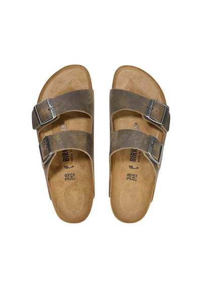 Birkenstock Arizona Leoi Faded Khaki Unisex Terlik Haki