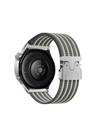 Xiaomi Redmi Watch 5 Active Uyumlu Krd-133 22mm Naylon Kumaş Hasır Örgülü Kordon - Gri