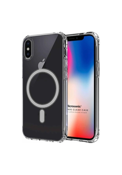 Microsonic Apple Uyumlu iPhone Xs Max Kilif Magsafe Clear Soft Seffaf 539560417