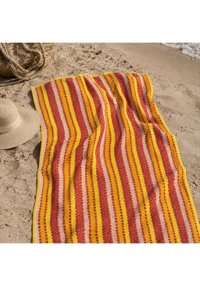 Soft Tivi Plaj Havlusu - Renkli - 70x140 Cm Çok Renkli