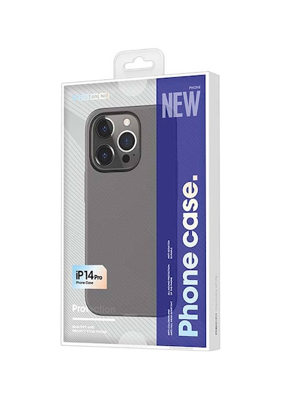 Apple Uyumlu iPhone 14 Pro Kılıf Ultra İnce Mat Pc Arka Yüzey Recci Elite Serisi Kapak Beyaz
