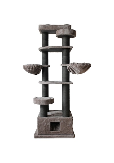Lotus Furniture Pet Series Lizbon Tırmalamalı Kedi Evi