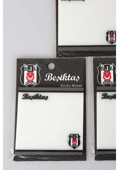 "dekomus Cep Defteri Hediyeli" Lisanslı Beşiktaş "tekli" Şeffaf Post-ıt 50 Yaprak Ahşap