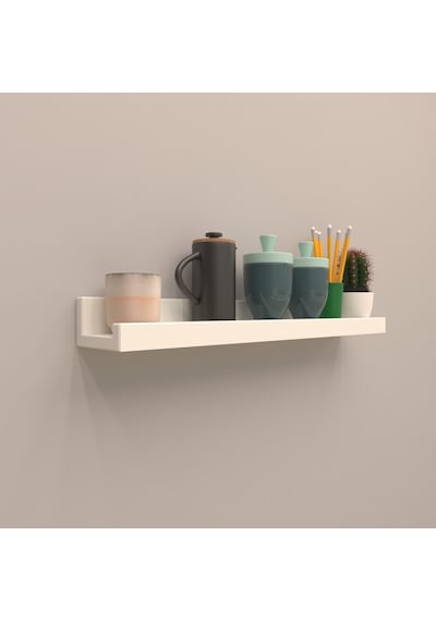 Rafkestir Setli Duvar Rafı 60 Cm Beyaz ( Mat )