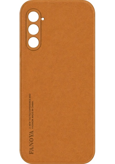 Microcase Samsung Galaxy S26 İle Uyumlu Luxury Leather Series Deri Desenli Plastik Koruma Kılıf - Al8125 Taba