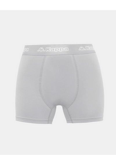 Kappa Logo Fuego 3 Pack Erkek Siyah-gri Slim Boxer