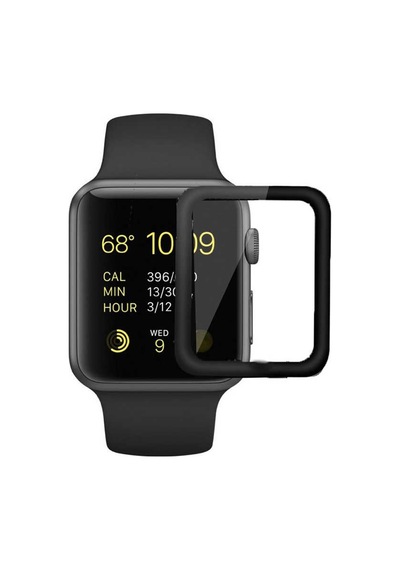 Apple Uyumlu  Watch 38mm Zore Kenarları Metal Cam Ekran Koruyucu