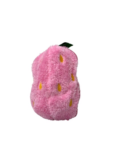 Sevimli Çilek Tavşan Peluş Çantalı Hediyelik 50 Cm Oyuncak