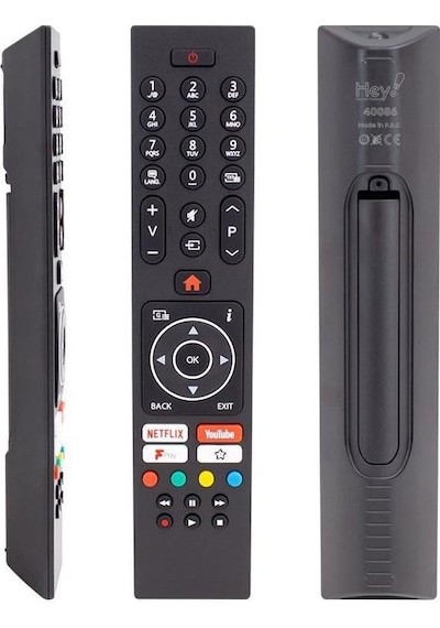 Hey Vestel Uyumlu Netflix Youtube Play Tuşlu Yazısız Lcd Led Tv Kumanda