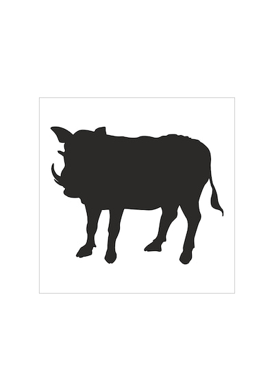 Domuz Folyo Sticker 70cm Uzunluk Siyah