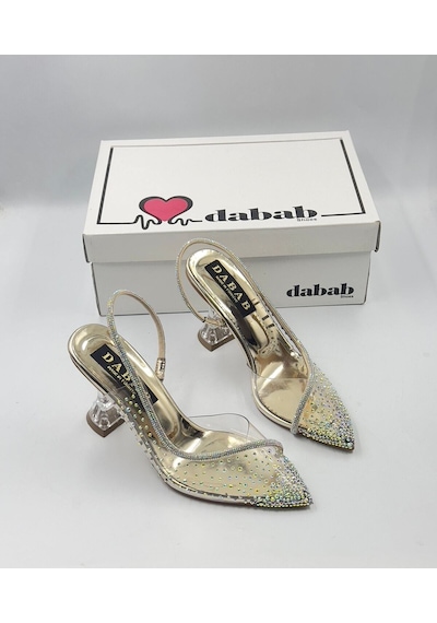 Dabab Shoes Marry Jow Kadın Gümüş Şeffaf Boncuk Taş İşlemeli Stiletto Topuklu Ayakkabı GÜMÜŞ Dabab Shoes Marry Jow Kadın Gümüş Şeffaf Boncuk Taş İşlemeli Stiletto Topuklu Ayakkabı GÜMÜŞ