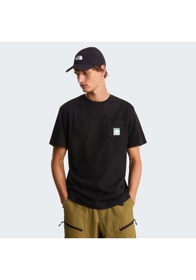The North Face M Mountaın Logo Rlx Ss Tee-graphıc Erkek Tişört Nf0a8guujk31 Siyah