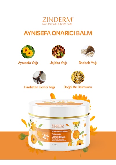 Zinderm Çay Ağacı Yağı Kremi Balsamı + Aynısefa Yağı Kremi Balsamı 90 ML