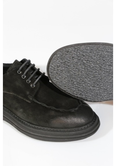 Dgn 969 Erkek Loafer Ayakkabi Siyah Süet