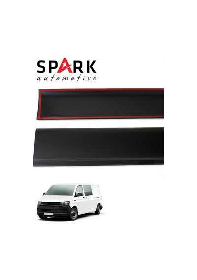 Volkswagen Transporter T6.1 2020-2022 Yıl Aralığı Uyumlu Uzun Şase Sol Sürgü Dodik Seti 11 Parça Siyah