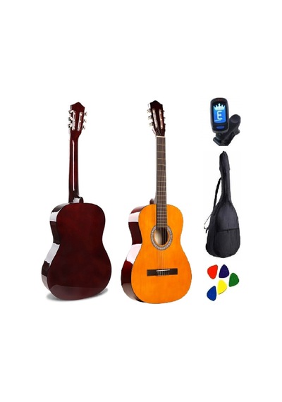 Klasik Gitar 4/4 Tamboy Gitar Kılıf Pena Akort Cihazı