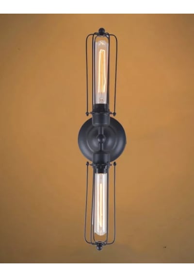 Riolight Retro Tavan-duvar Aplik -armatür Siyah