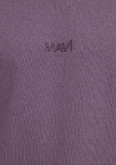 Mavi - Mavi Baskılı Mor Tişört 0613093-70648 Mor Mavi - Mavi Baskılı Mor Tişört 0613093-70648 Mor
