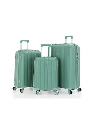 Mçs Üçlü Polipropilen Valiz Seti V305 S18y100033-set 10426 Su Yeşili