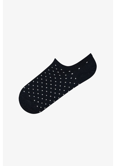 Penti 3 Çift Burun Dikişsiz Puantiye ve Çizgi Desenli Sneaker  Çorap