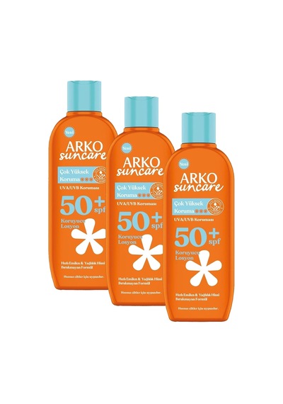 Bakım Sütü Spf50 200 Mililitre 3 Paketi