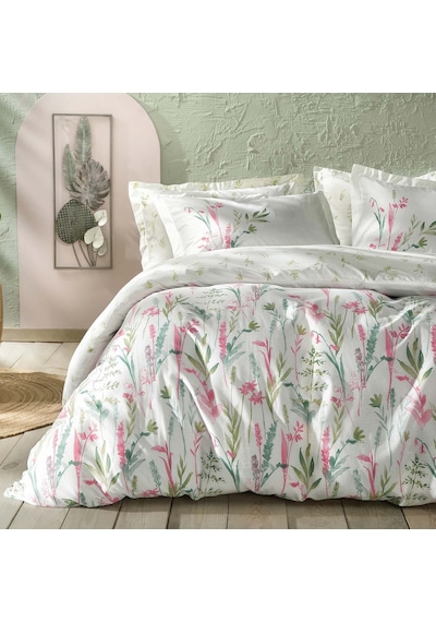 Yataş Bedding Hana Ranforce Çift Kişilik Nevresim Takımı - Pembe