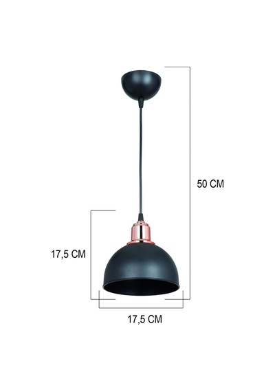 Ag Lightdesign Siyah Sarkıt Avize Yatak Odası Salon Mutfak Koridor Lamba 18 Agnm47 Diğer