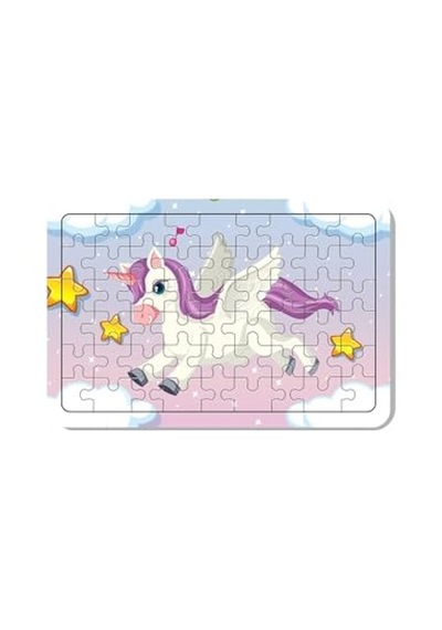 Baskı Atölyesi 54 Parça Ahşap Puzzle Unicorn Pzl 1093