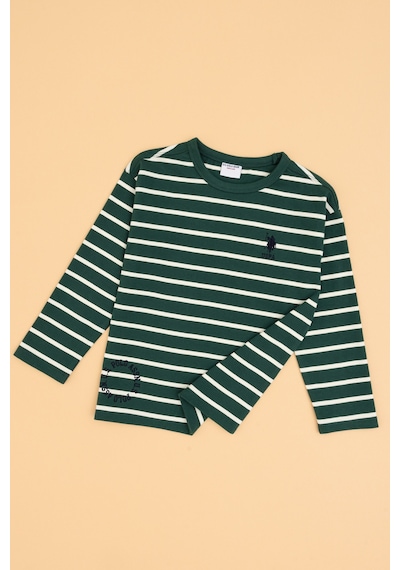 U.s. Polo Assn. Erkek Çocuk Koyu Yeşil Sweatshirt 50316684-vr079 Koyu Yesıl