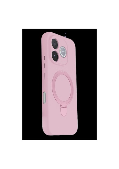 Huawei Honor 600 Lite Regal Magsafe Standlı Kapak - Açık Pembe