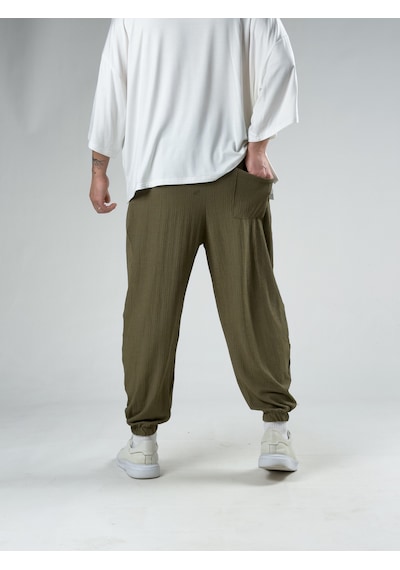 Cocopelli Bürümcük Haki Erkek Jogger Pantolon Coc3178