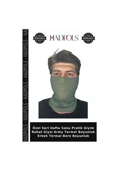 Hadpols Özel Seri Hafta Sonu Pratik Giyim Rahat Giysi Army Termal Boyunluk Erkek Termal Bere Boyunluk Çok Renkli