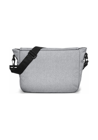 Eastpak Unisex Postacı Çantası Gri Omuz Askılı Çapraz Çanta Geniş Bölmeli Günlük Okul Çantası Siyah