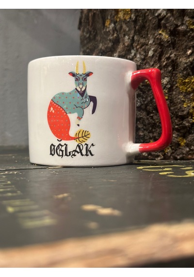 Oğlak Burcu Tasarım Kupa