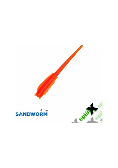 Spıınx Sandworm Lrf Silikon 6cm 18p Uv Orange