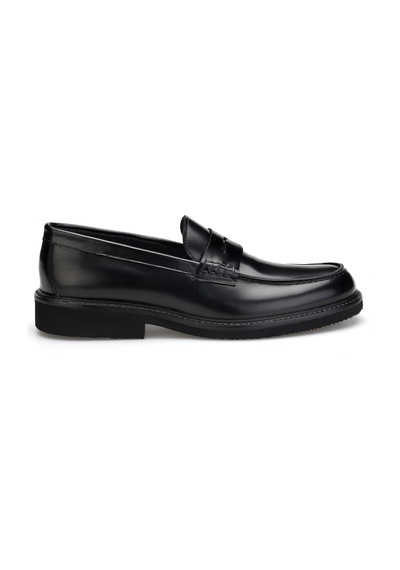 Verge Hakiki Deri Erkek Loafer Siyah