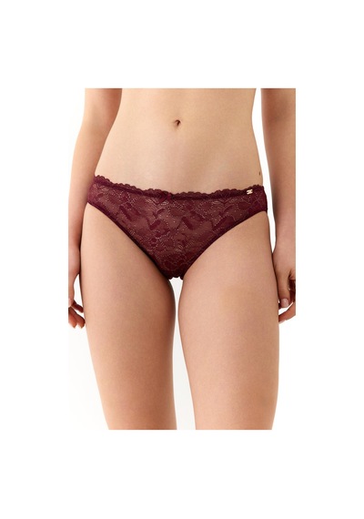Amarelle Roma Bordo Full Dantel Slip Külot